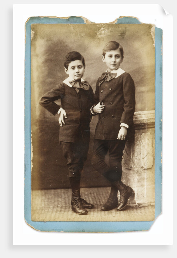 Marcel and Robert Proust as children by Anonymous