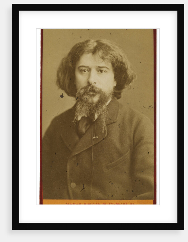 Portrait of the writer Alphonse Daudet by Anonymous