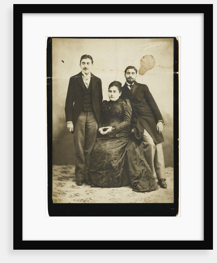 Jeanne Proust née Weil and her two sons Marcel and Robert by Anonymous