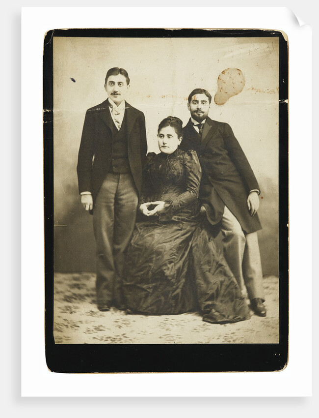 Jeanne Proust née Weil and her two sons Marcel and Robert by Anonymous