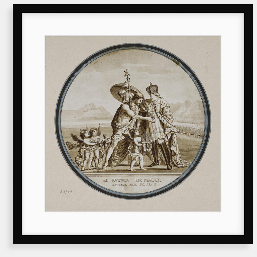 Initiation of Paul I into a Grand Master of the Maltese Order by Anonymous