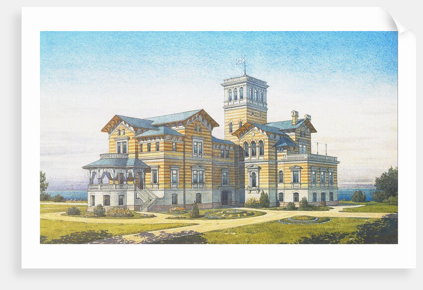 Lover dacha at the Alexandria Park in Peterhof by Anonymous