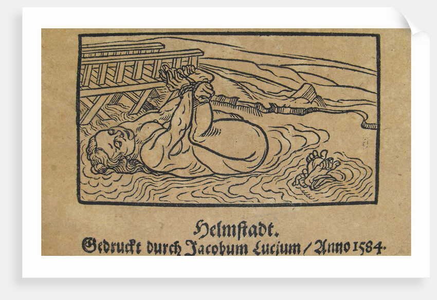 The cold-water ordeal for witches by Anonymous
