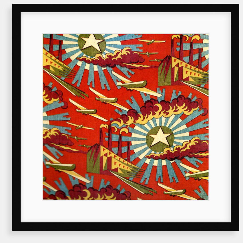 Decorative Cotton Print by Anonymous