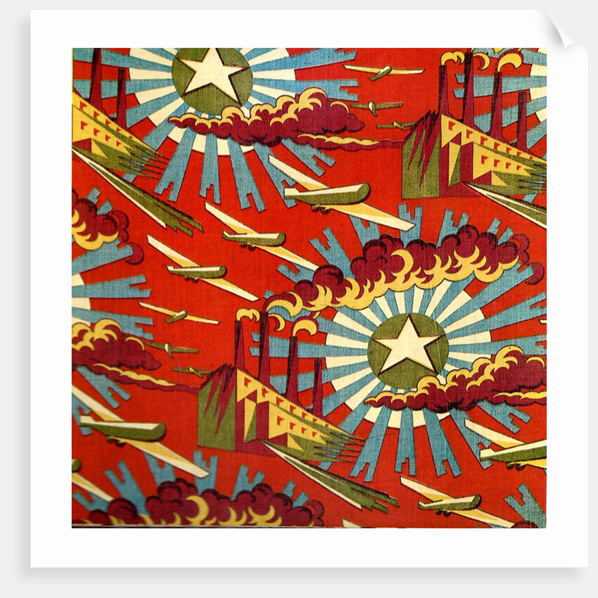 Decorative Cotton Print by Anonymous
