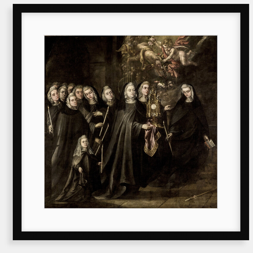 Saint Clare and sisters of her order by Anonymous