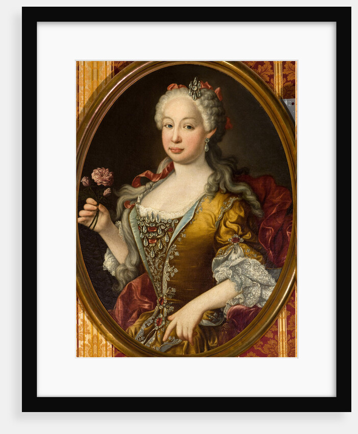 Portrait of Infanta Barbara of Portugal by Anonymous