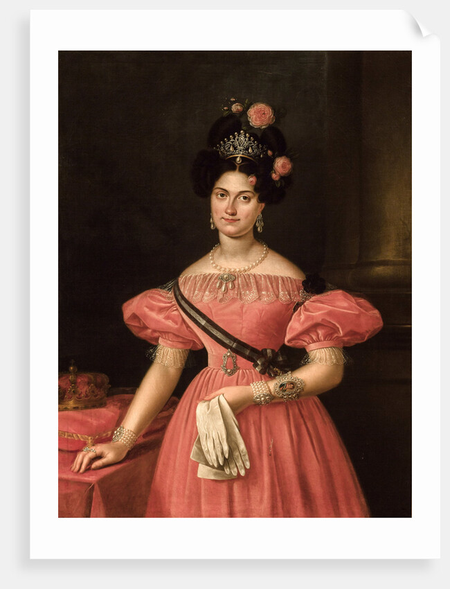 Portrait of Maria Christina of the Two Sicilies by Anonymous