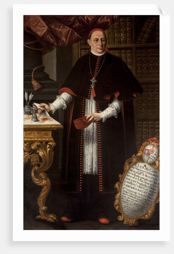 Portrait of cardinal Gaspar de Molina y Oviedo by Anonymous