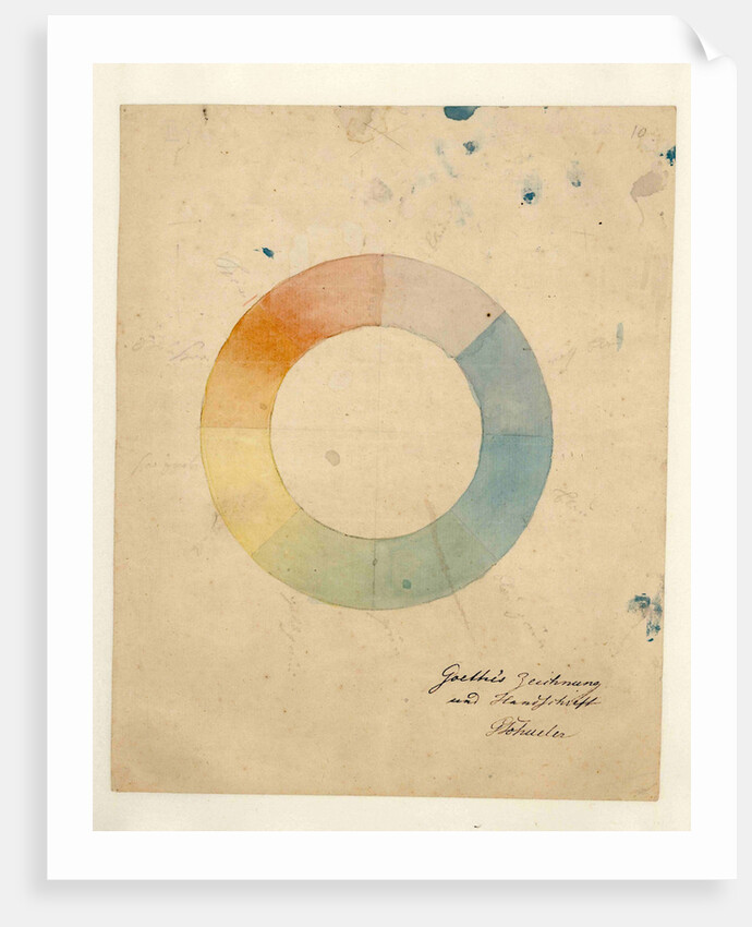 Eight part color wheel by Anonymous