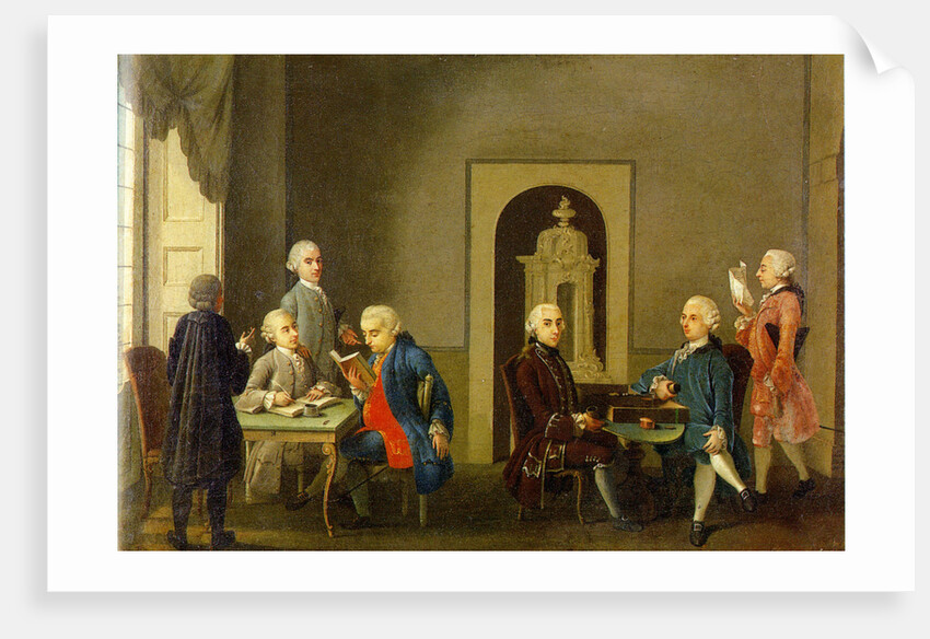 The Meeting of the Accademia dei Pugni (Academy of Fists) by Anonymous
