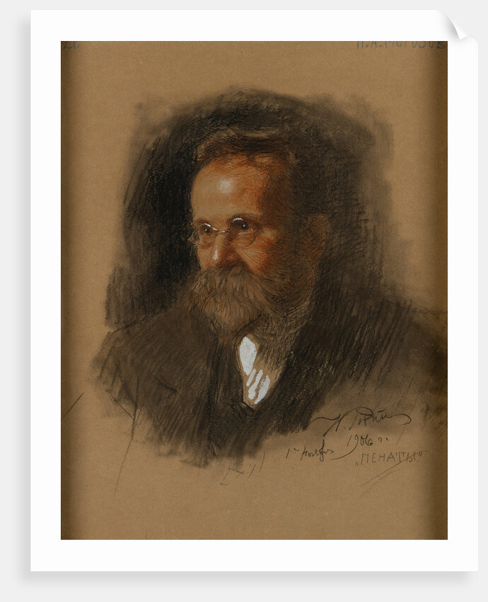 Portrait of Nikolai Alexandrovich Morozov by Anonymous