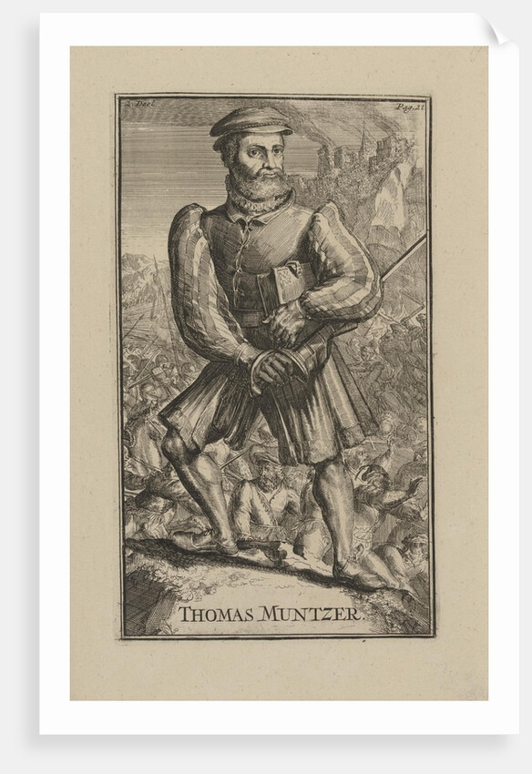 Portrait of Thomas Müntzer (c. 1489-1525) by Anonymous