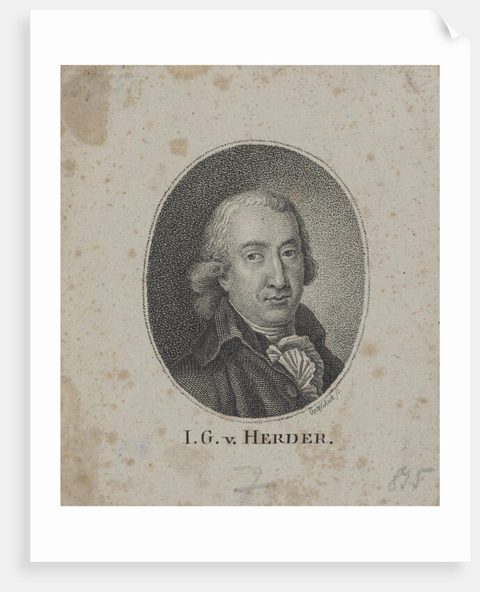Portrait of Johann Gottfried von Herder by Anonymous