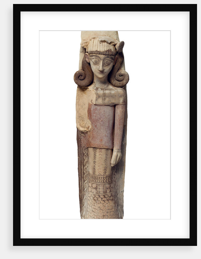 Hanging plate in the form of a goddess by Anonymous