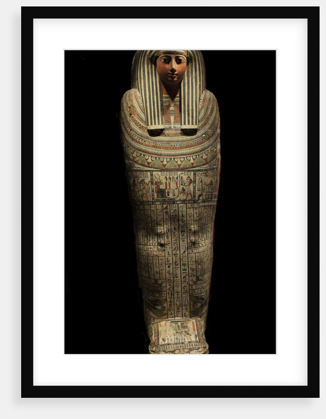 The wooden coffin of Pensenhor by Anonymous