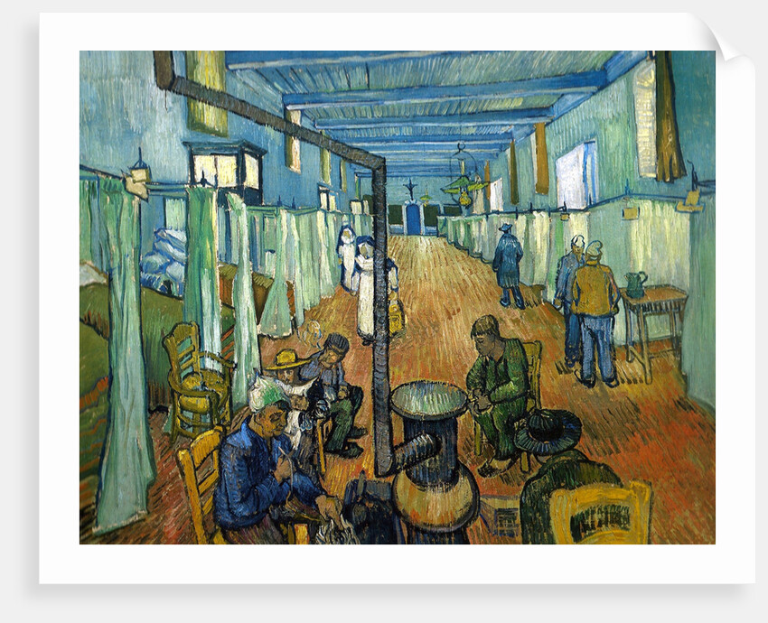 The Ward in the Hospital at Arles by Anonymous