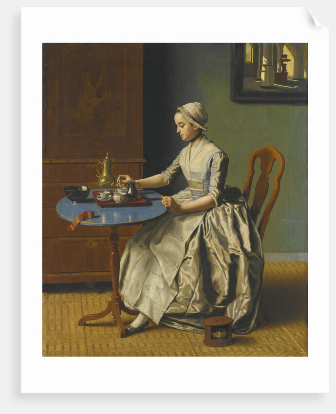 A Dutch Girl At Breakfast by Anonymous