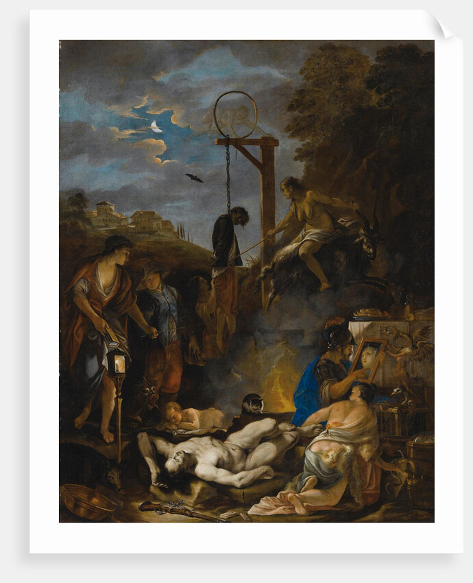 The Witches Sabbath by Moonlight by Anonymous