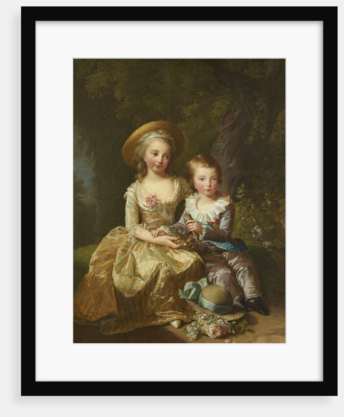 Portrait of Madame Royale and Louis-Joseph Xavier, Dauphin of France by Anonymous