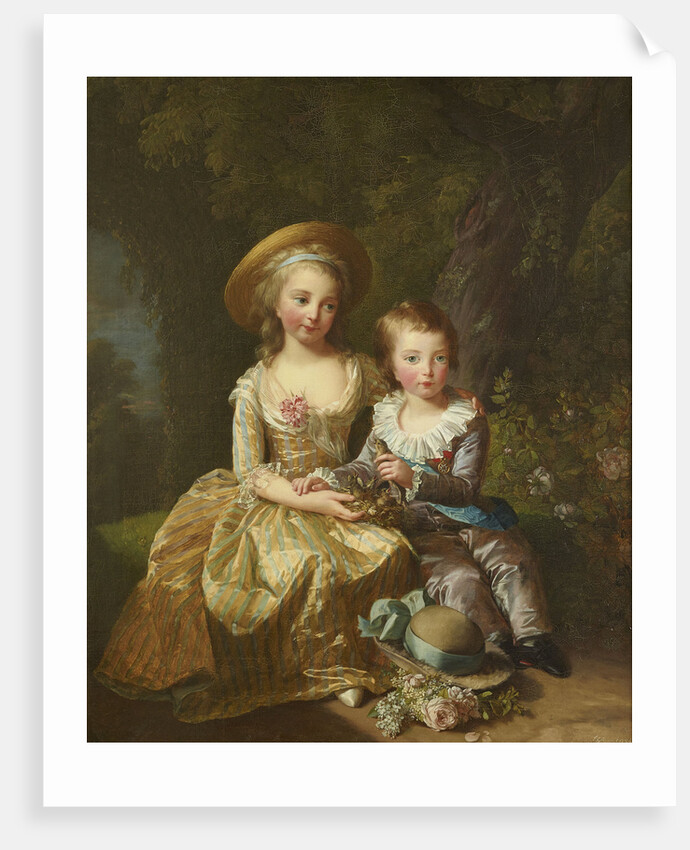 Portrait of Madame Royale and Louis-Joseph Xavier, Dauphin of France by Anonymous