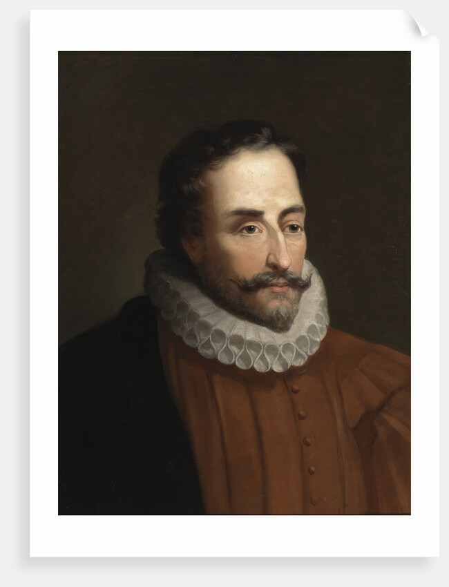 Portrait of Miguel de Cervantes Saavedra by Anonymous