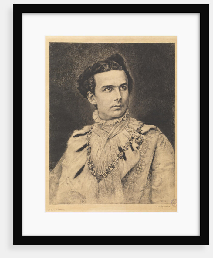 Portrait of Ludwig II of Bavaria by Anonymous