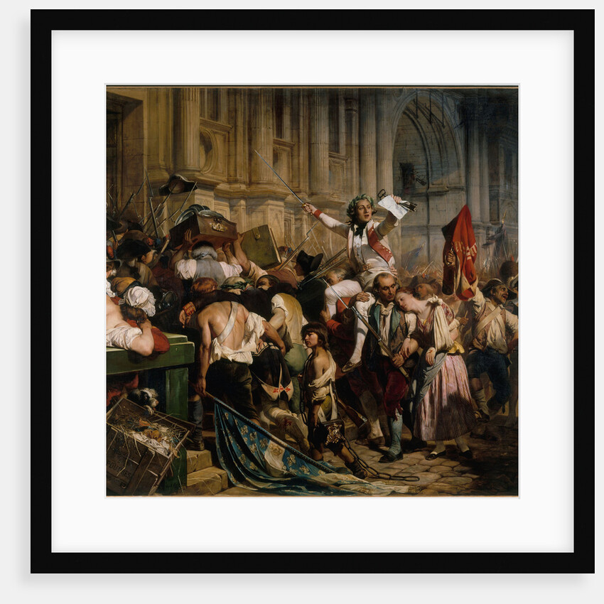 The Vanquishers of the Bastille before the Hôtel de Ville, July 14, 1789 by Anonymous