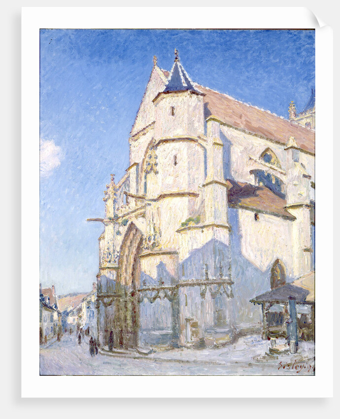 The Church at Moret (Evening) by Anonymous