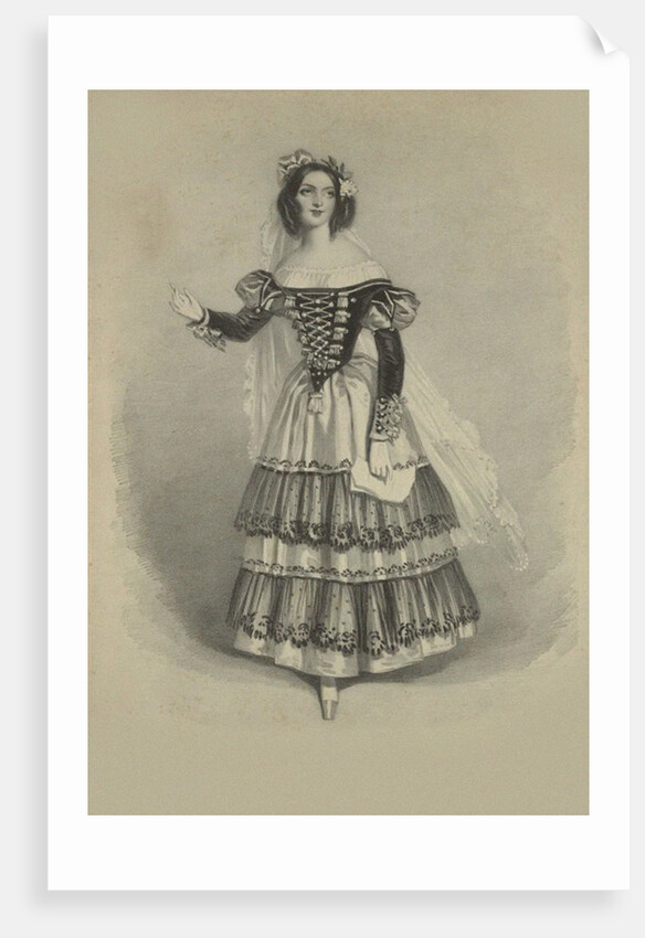 Mademoiselle Schieroni as Susanna in Le Nozze di Figaro by Wolfgang Amadeus Mozart by Anonymous