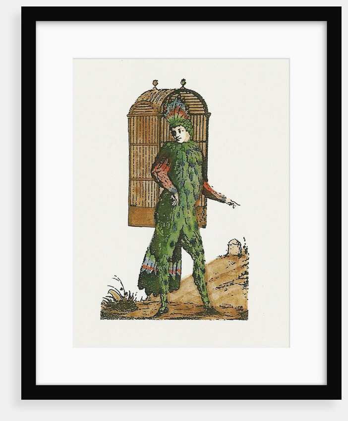 Emanuel Schikaneder as the first Papageno in Mozarts The Magic Flute by Anonymous