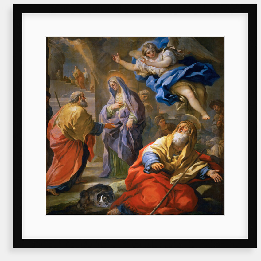 Joachim Receiving the Promise, and Meeting of Saints Joachim and Anne at the Golden Gate by Anonymous
