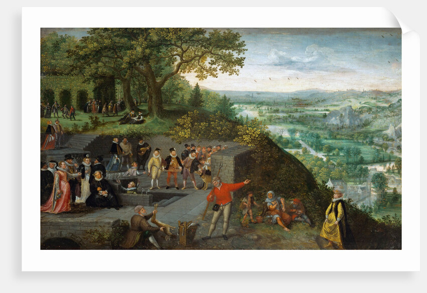 Emperor Rudolf II during a drinking cure by Anonymous