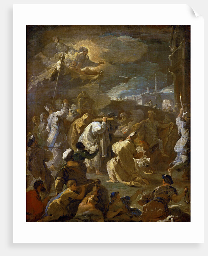 King David bearing the Ark of the Covenant into Jerusalem by Anonymous