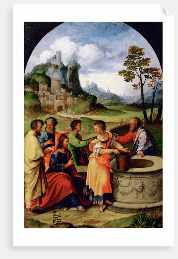 Christ and the Samaritan Woman by Anonymous