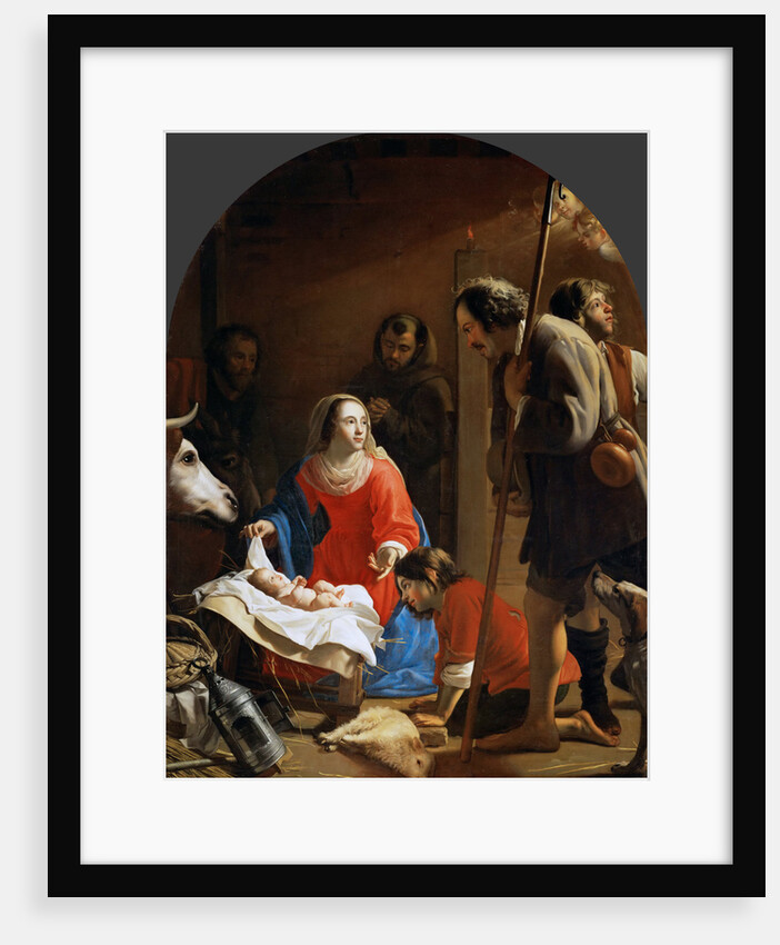 The Adoration of the Shepherds with Saint Francis of Assisi by Anonymous