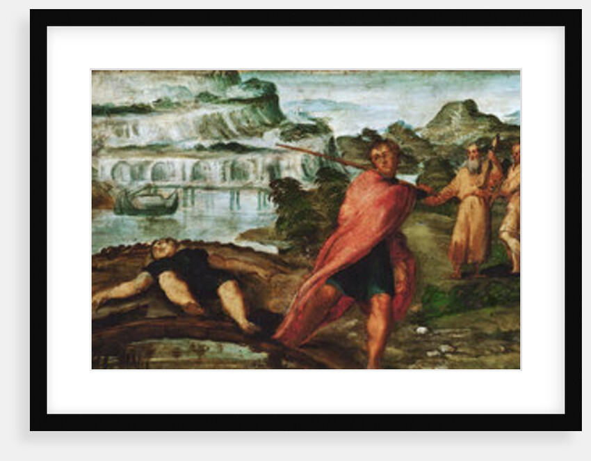King David bearing the Ark of the Covenant into Jerusalem by Anonymous