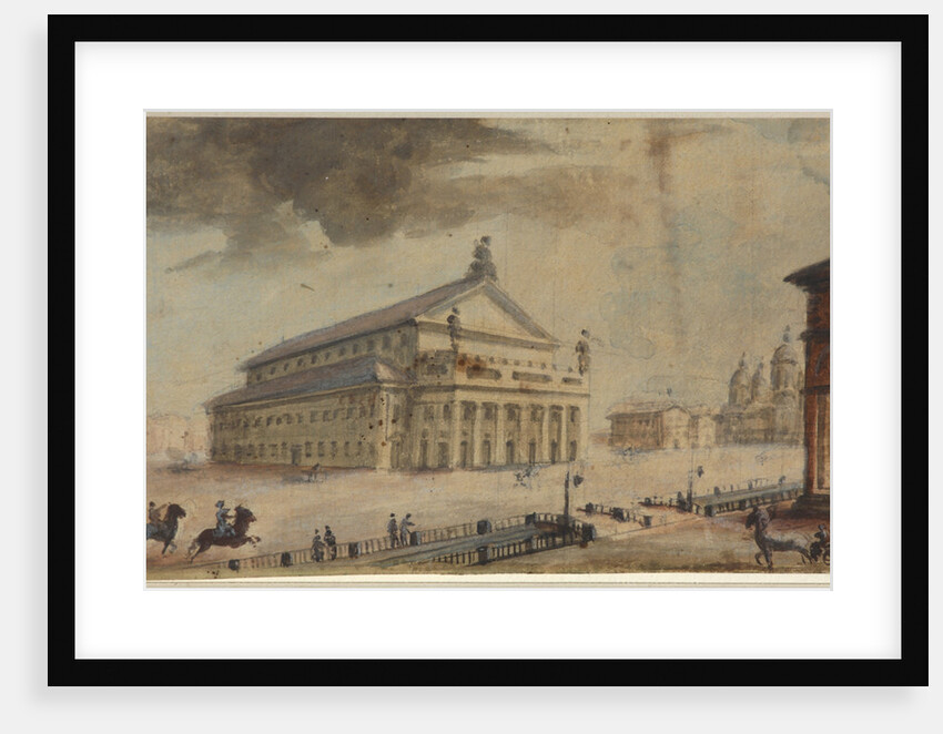 The Saint Petersburg Imperial Bolshoi Kamenny Theatre by Anonymous