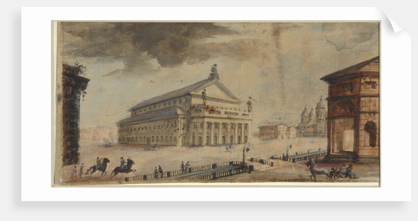 The Saint Petersburg Imperial Bolshoi Kamenny Theatre by Anonymous