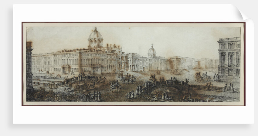 Nevsky Prospekt near the Catherine Canal in Saint Petersburg by Anonymous