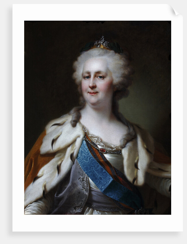 Portrait of Empress Catherine II by Anonymous