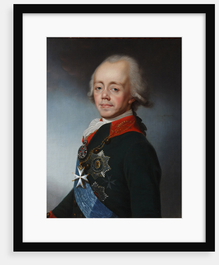 Portrait of the Emperor Paul I of Russia by Anonymous
