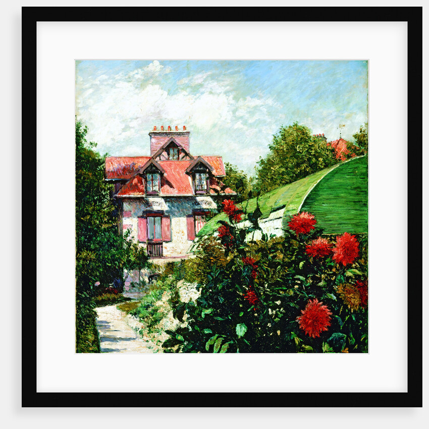 Dahlias: The Garden at Petit Gennevilliers, 1893 by Anonymous