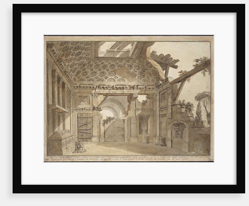 Design for the paintings in the cell of Father Lesueur in the Monastery of Santissima Trinità dei Mo by Anonymous