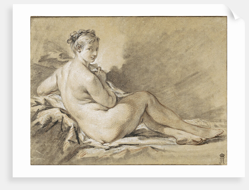 Study of a Female Nude, 1740 by Anonymous