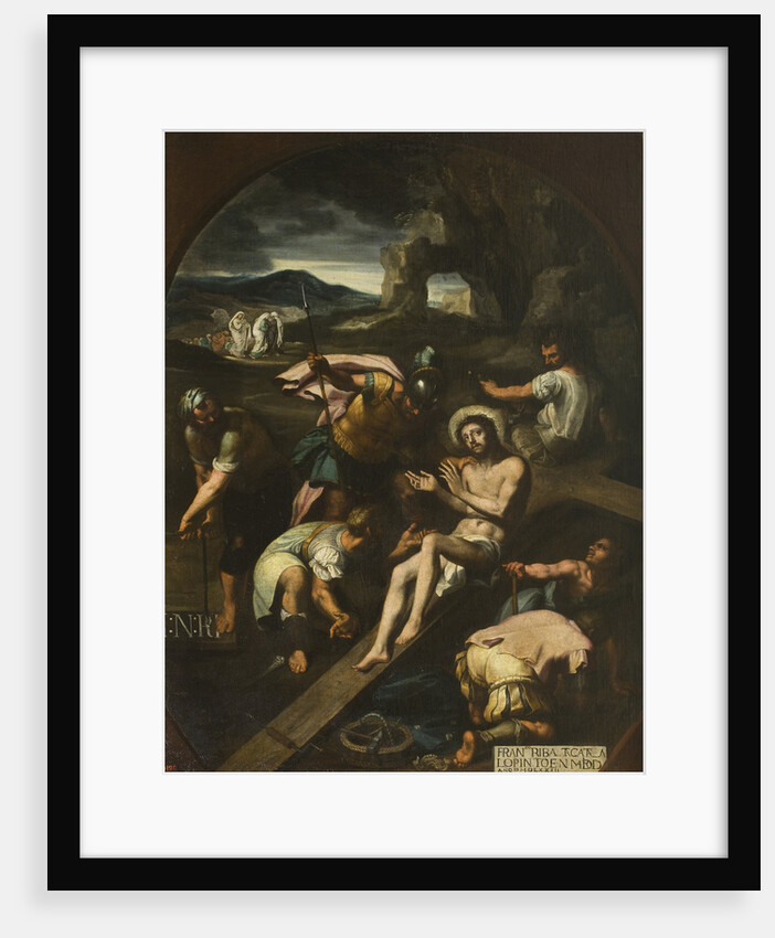 Christ Nailed to the Cross, 1582 by Anonymous