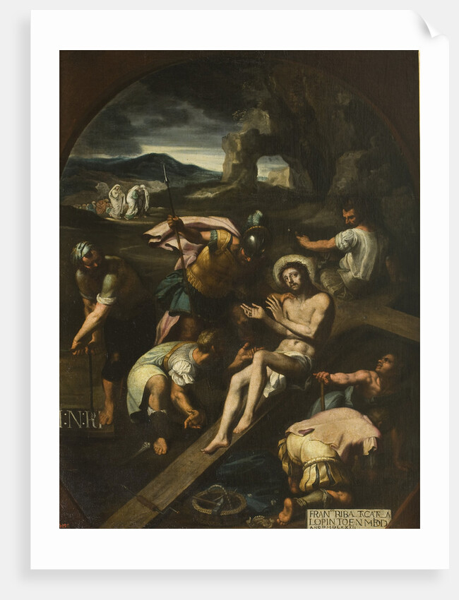 Christ Nailed to the Cross, 1582 by Anonymous