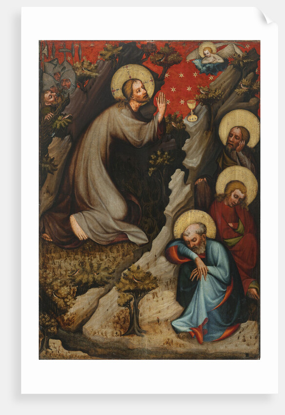 Christ on the Mount of Olives, ca 1380 by Anonymous