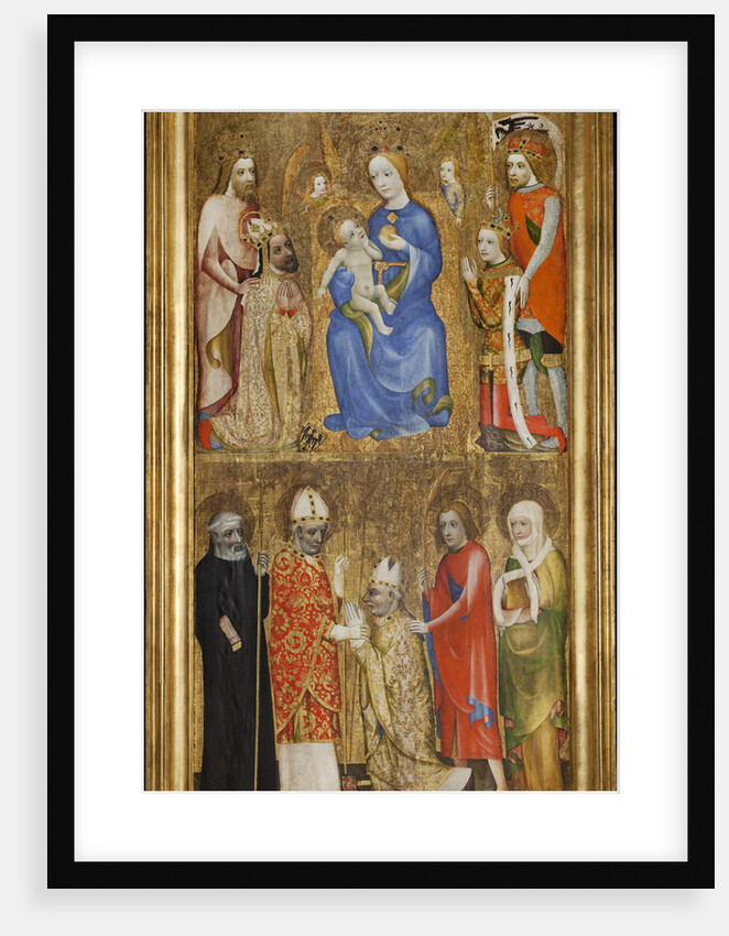 Votive Painting of Archbishop Jan Ocko of Vlasim, before 1371 by Anonymous