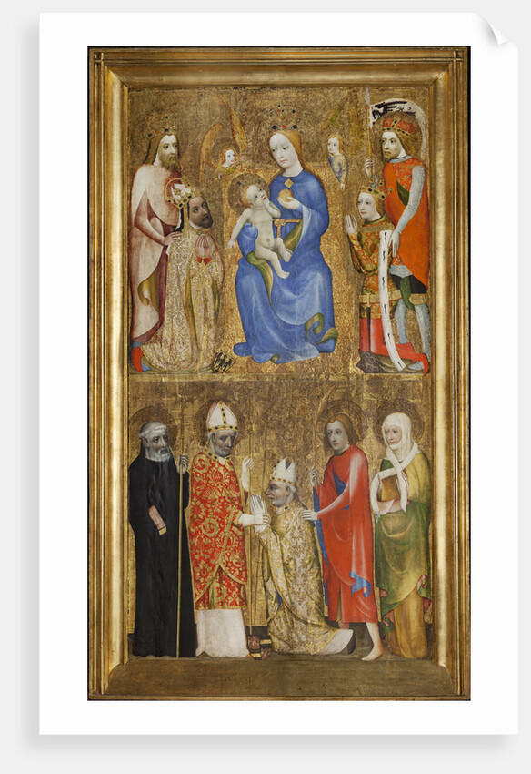 Votive Painting of Archbishop Jan Ocko of Vlasim, before 1371 by Anonymous